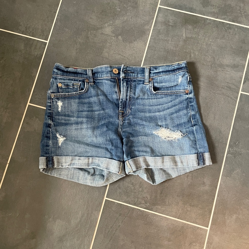 7 for all Mankind Distressed Women Shorts